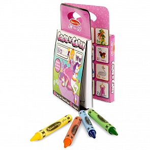 Раскраска «Принцессы» с заданиями и 6 фломастерами (Melissa&Doug, 5392_md)